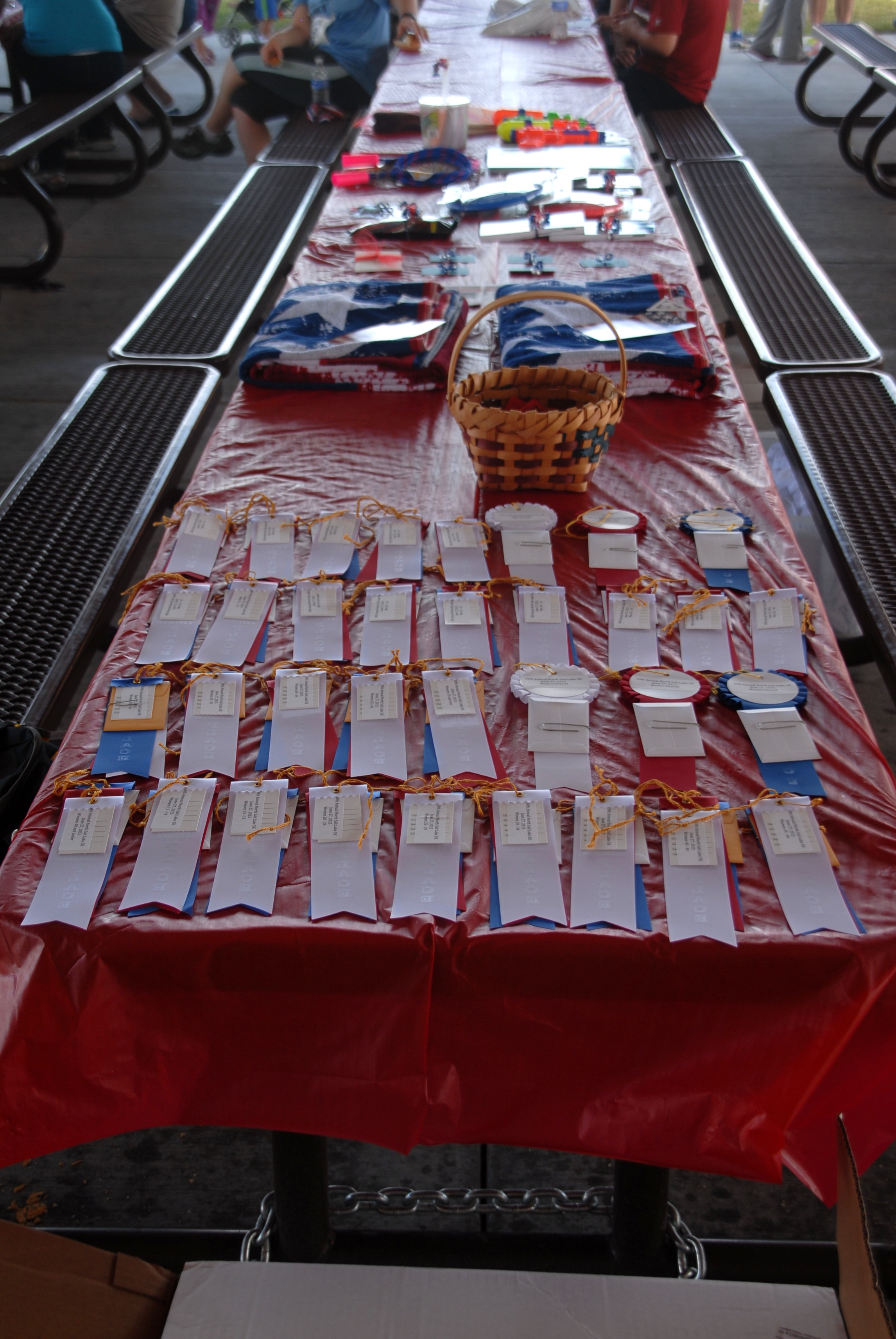 Awards-Organize and Ready to Be Handed Out